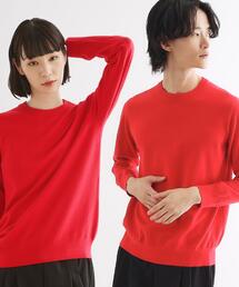 ハイゲージコンパクトニットクルー