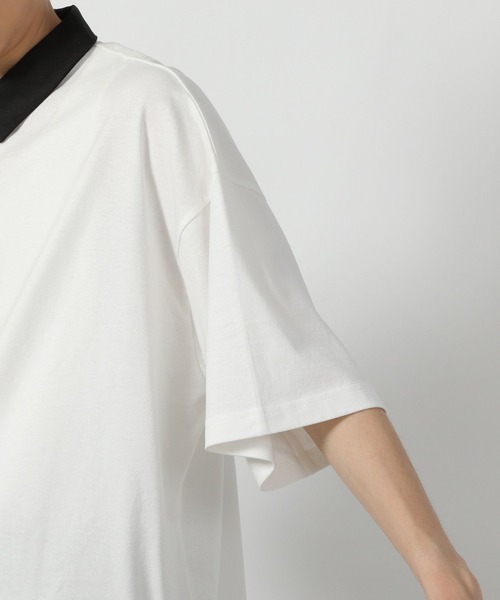LAKOLE(ラコレ)の「ラガーポロTEE / 576256(ポロシャツ・メンズ・ネイビー/オレンジ/ホワイト・MEDIUM/LARGE)」の5枚目の写真