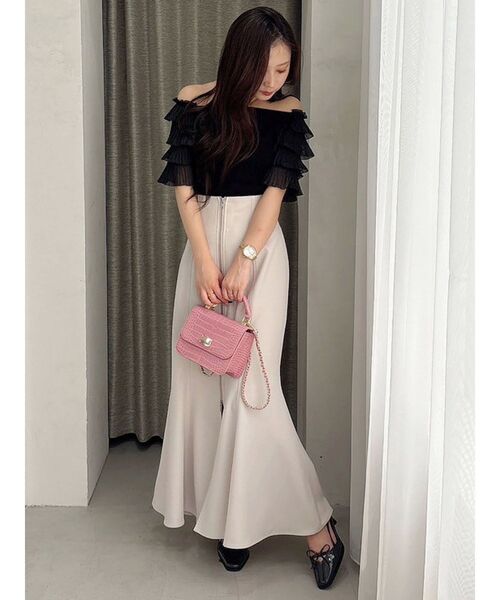 MERCURYDUO（マーキュリーデュオ）の「クロコチェーンミニバッグ（ハンドバッグ・レディース・ブラック/ピンク・FREE）」の9枚目の写真