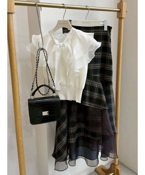 MERCURYDUO（マーキュリーデュオ）の「クロコチェーンミニバッグ（ハンドバッグ・レディース・ブラック/ピンク・FREE）」の12枚目の写真