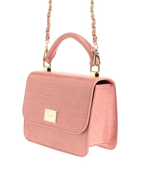 MERCURYDUO（マーキュリーデュオ）の「クロコチェーンミニバッグ（ハンドバッグ・レディース・ブラック/ピンク・FREE）」の15枚目の写真