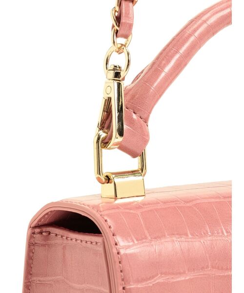 MERCURYDUO（マーキュリーデュオ）の「クロコチェーンミニバッグ（ハンドバッグ・レディース・ブラック/ピンク・FREE）」の17枚目の写真