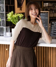 ANY SIS（エニィスィス）の「ビスチェ風 ニット（ニット/セーター）」