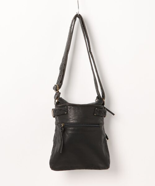 WESTSEA（ウエストシー）の「シボレザー ショルダーバッグ レトロテイスト（ショルダーバッグ・メンズ・ブラック系その他/ブラック・FREE）」の3枚目の写真