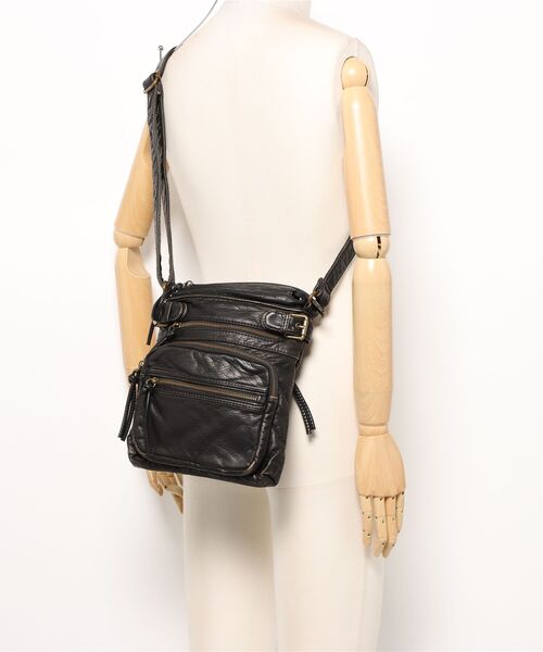 WESTSEA（ウエストシー）の「シボレザー ショルダーバッグ レトロテイスト（ショルダーバッグ・メンズ・ブラック系その他/ブラック・FREE）」の6枚目の写真