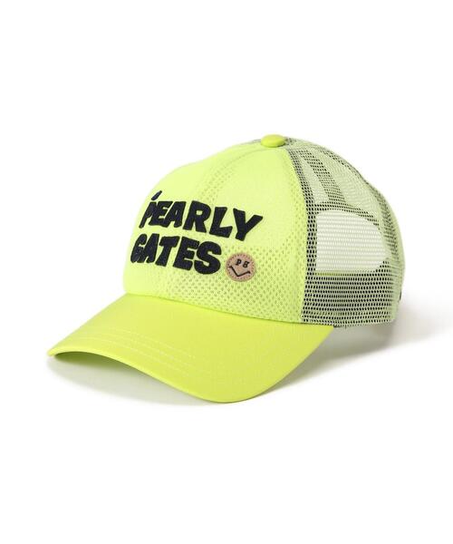 PEARLY GATES(パーリーゲイツ)の「【PEARLY GATES】ALLメッシュBASICキャップ (UNISEX)(キャップ・レディース・ネイビー/グリーン系その他/ホワイト/ピンク・FREE)」の3枚目の写真