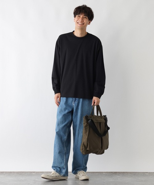 FOUND GOOD（ファウンドグッド）の「プレーティングLS/Tシャツ（Tシャツ/カットソー・メンズ・グリーン系8/ブラック/ホワイト系1/グレー系5・L/XL/S/M）」の9枚目の写真