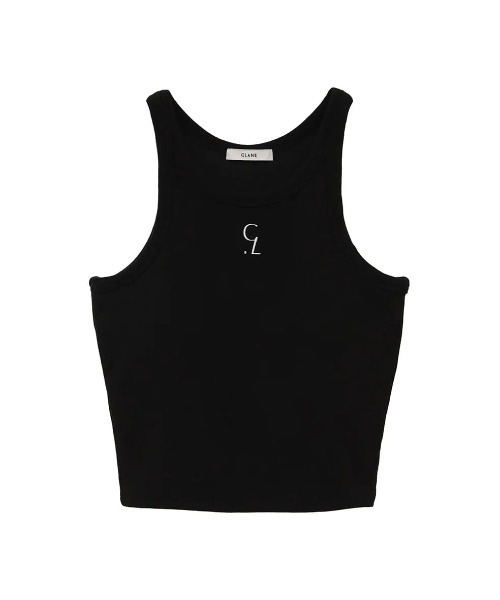 トップス CLANE LOGO SLIM TANK TOPS CLANE（クラネ）の「CLANE/クラネ/LOGO SLIM TANK TOPS（タンク