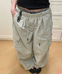 【 MEMECLE / メメクル 】ワイドシルエットカーゴパンツ
