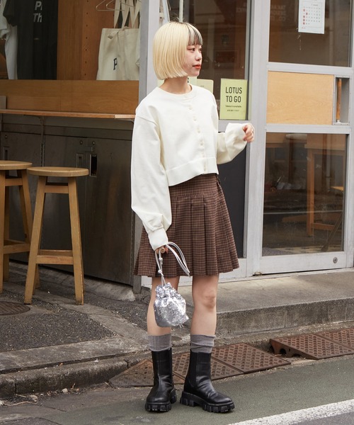 Waltz ワルツ クロシェ ニット パンツ レディース ブラウン 中古  