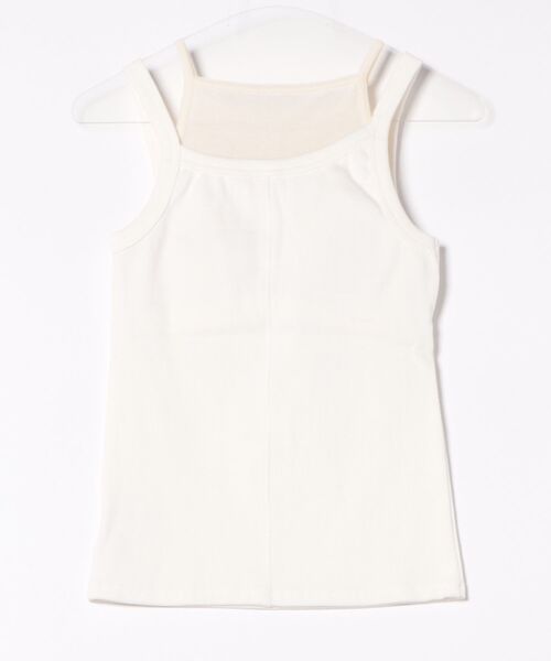 MANOF（マノフ）の「MANOF SHEER LAYERED TANK（タンクトップ・レディース・ブラック/ホワイト・SMALL/MEDIUM）」の5枚目の写真