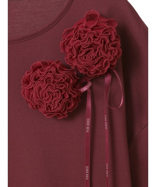 【タグ付き】ピンクハウス 薔薇モチーフ トップス 生成薔薇モチーフカーディガン - ピンクハウス通販｜リサイクル