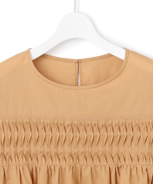 23区（ニジュウサンク）の「【WEB&一部店舗限定】コットンローン ピンタック フレア ブラウス（シャツ/ブラウス・レディース・ブラック系/黄土色系/ネイビー系/スカイブルー系・40/38）」の21枚目の写真