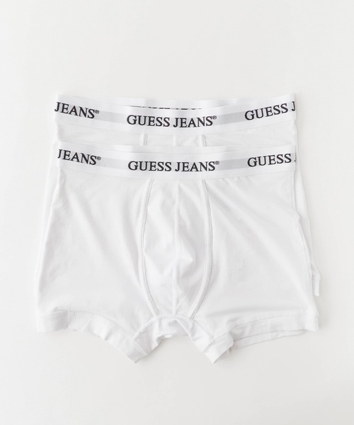 GUESS JEANS(ゲスジーンズ)の「GUESS JEANS/ゲスジーンズ GJ 2 PACK BOXER BRIEF ボクサーパンツ 2P(ボクサーパンツ・メンズ・ブラック系1/ブラック系/ブラック/ホワイト/ブラック系2・L/M/S)」の2枚目の写真