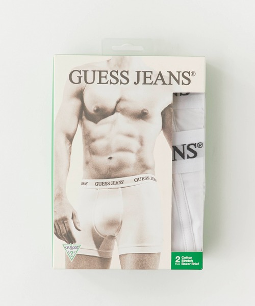 GUESS JEANS(ゲスジーンズ)の「GUESS JEANS/ゲスジーンズ GJ 2 PACK BOXER BRIEF ボクサーパンツ 2P(ボクサーパンツ・メンズ・ブラック系1/ブラック系/ブラック/ホワイト/ブラック系2・L/M/S)」の14枚目の写真