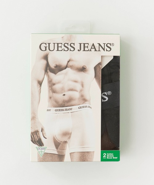 GUESS JEANS(ゲスジーンズ)の「GUESS JEANS/ゲスジーンズ GJ 2 PACK BOXER BRIEF ボクサーパンツ 2P(ボクサーパンツ・メンズ・ブラック系1/ブラック系/ブラック/ホワイト/ブラック系2・L/M/S)」の10枚目の写真