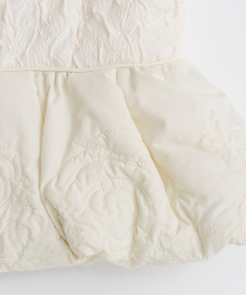 MAISON SPECIAL（メゾンスペシャル）の「Embroidery Peplum Vest/エンブロイダリーペプラムベスト（ベスト・レディース・マルチ/ホワイト/ブラック・FREE）」の13枚目の写真