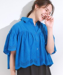 Cutie Blonde（キューティーブロンド）の「コーデの主役になる スカラップレースブラウス（シャツ/ブラウス）」