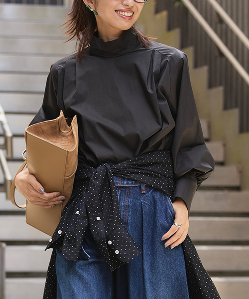 ◇新品◇IENA イエナ　モヘヤミックスボリュームスリーブプルオーバー バルーンスリーブプルオーバー（Tシャツ/カットソー）｜IENA