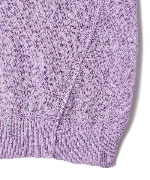 soduk(スドーク)の「"【soduk】new ""V"" knit top"(Tシャツ/カットソー・レディース・ブラック/パープル/ホワイト・ONE SIZE)」の18枚目の写真