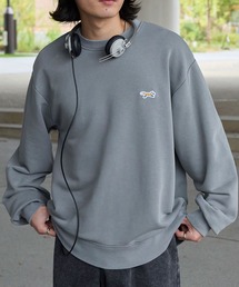 PENNEYS（ぺニーズ）の「PENNEYS/ペニーズ 別注 THE FOX ロゴ ワンポイント刺繍 ヴィンテージ加工 ヘビーウェイトクルーネックスウェット【セットアップ対応】（スウェット）」