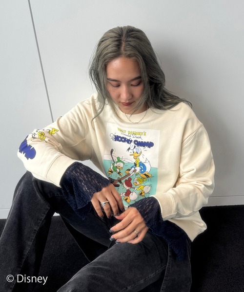 DISNEY/VINTAGE POSTER SWEAT（スウェット）｜Disney（ディズニー）の