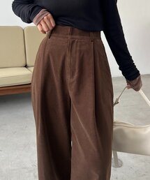 コーデュロイストレートパンツ