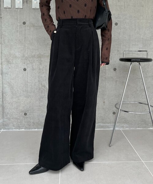 CAPRICIEUX LE'MAGE(カプリシューレマージュ)の「コーデュロイストレートパンツ(その他パンツ・レディース・ベージュ/ブラウン/ブラック・36/38)」の6枚目の写真