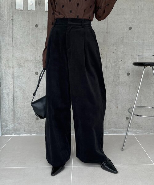CAPRICIEUX LE'MAGE(カプリシューレマージュ)の「コーデュロイストレートパンツ(その他パンツ・レディース・ベージュ/ブラウン/ブラック・36/38)」の8枚目の写真