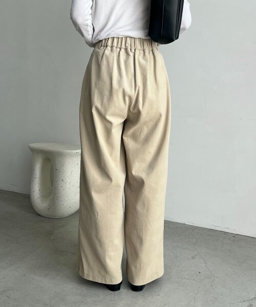 CAPRICIEUX LE'MAGE(カプリシューレマージュ)の「コーデュロイストレートパンツ(その他パンツ・レディース・ベージュ/ブラウン/ブラック・36/38)」の12枚目の写真
