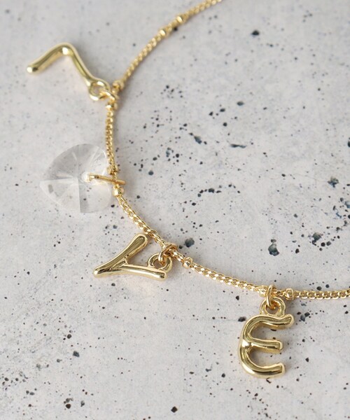 THE SHOP TK （ザ ショップ ティーケー ）の「LOVE2連ブレスレット（ブレスレット・レディース・ゴールド/シルバー・00）」の6枚目の写真