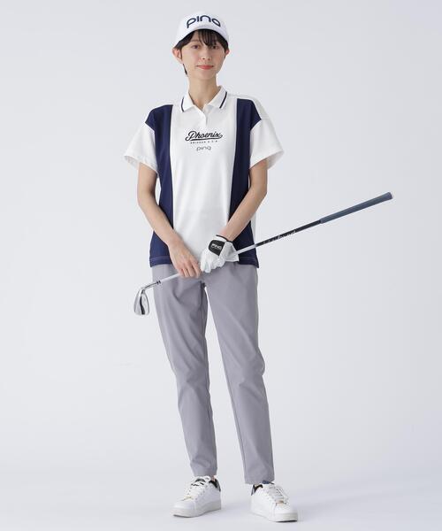 【ホワイト】鬼カノコ レイヤードツインセット <LADIES LINE> (LADIES) セール】【PING APPAREL】鬼カノコ レイヤードツインセット ＜LADIES