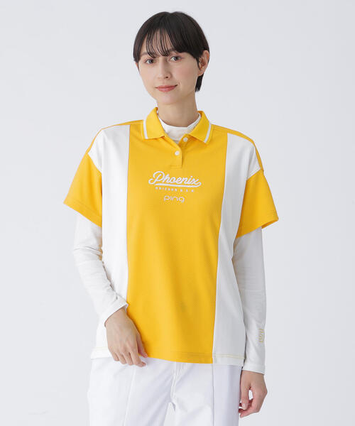 セール】【PING APPAREL】鬼カノコ レイヤードツインセット ＜LADIES