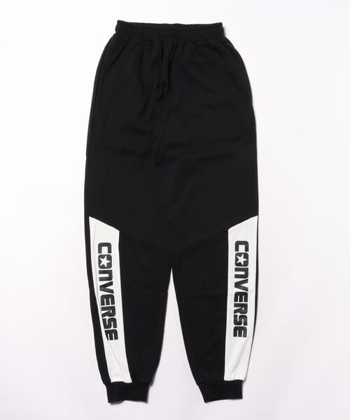 CONVERSE（コンバース）の「CONVERSE/コンバース　プリント入り切替スウェットパンツ（スウェットパンツ・キッズ・ブラック/杢グレー・130cm/140cm/150cm/160cm）」の2枚目の写真
