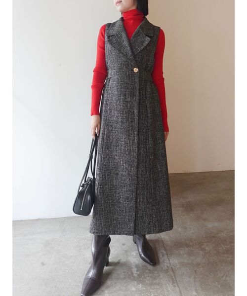 セール】ベーシックリブタートルネックプルオーバー（ニット/セーター