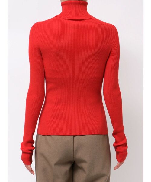 LAGUNAMOON（ラグナムーン）の「ベーシックリブタートルネックプルオーバー（ニット/セーター・レディース・アイボリー/ブラック/レッド・FREE）」の14枚目の写真