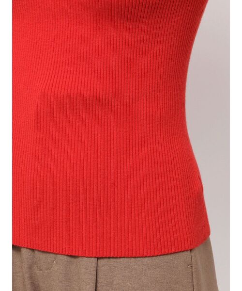 LAGUNAMOON（ラグナムーン）の「ベーシックリブタートルネックプルオーバー（ニット/セーター・レディース・アイボリー/ブラック/レッド・FREE）」の17枚目の写真