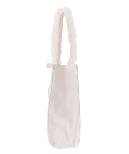 Maison de FLEUR（メゾンドフルール）の「チュールハンドルスクエアトートバッグ（トートバッグ・レディース・ブラック/ピンク・FREE）」の7枚目の写真