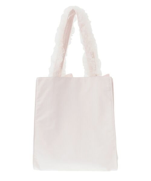 Maison de FLEUR（メゾンドフルール）の「チュールハンドルスクエアトートバッグ（トートバッグ・レディース・ブラック/ピンク・FREE）」の8枚目の写真