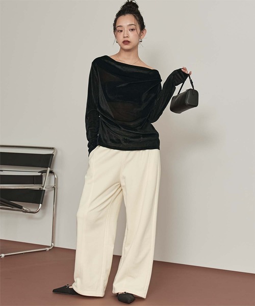 【未使用】 レペット ラップオーバーカットソー セクシー 腹出し 522-60 未使用】 レペット ラップオーバーカットソー セクシー 腹出し