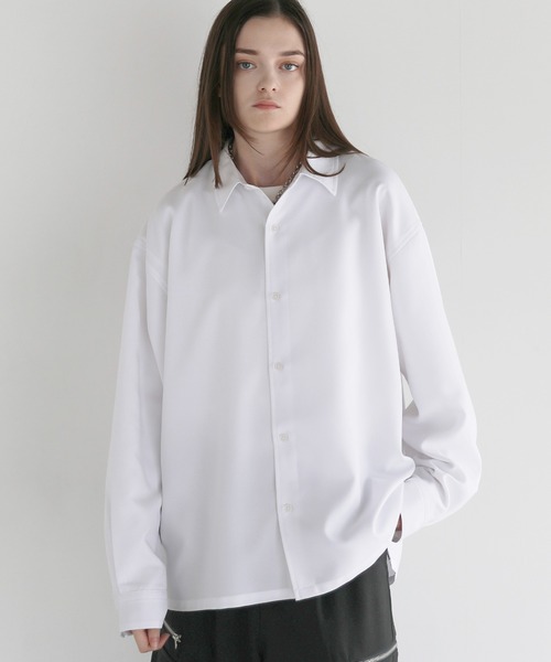 防シワ】ボックスカットルーズレギュラーシャツ（シャツ
