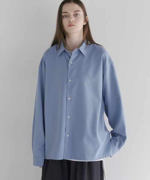 防シワ】ボックスカットルーズレギュラーシャツ（シャツ/ブラウス