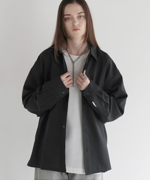 防シワ】ボックスカットルーズレギュラーシャツ（シャツ/ブラウス