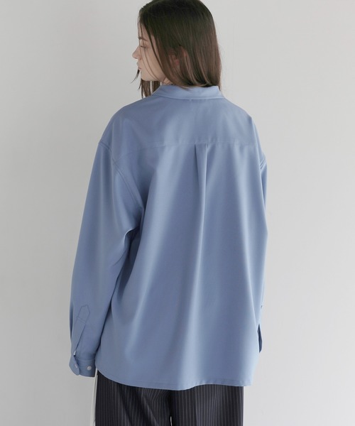 防シワ】ボックスカットルーズレギュラーシャツ（シャツ/ブラウス