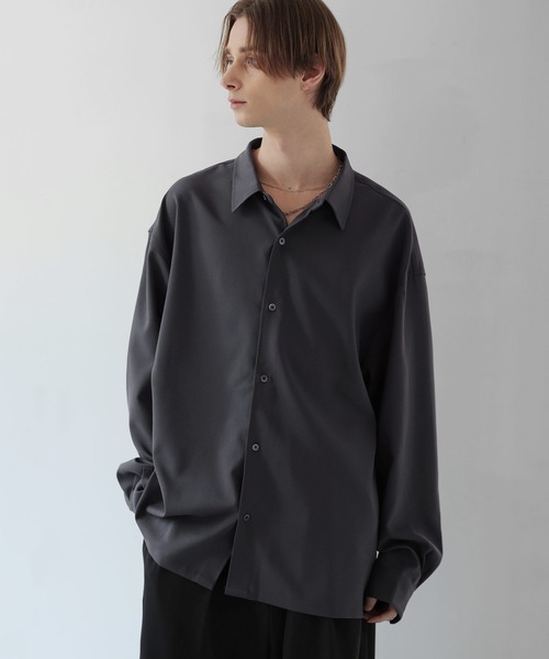 防シワ】ボックスカットルーズレギュラーシャツ（シャツ/ブラウス