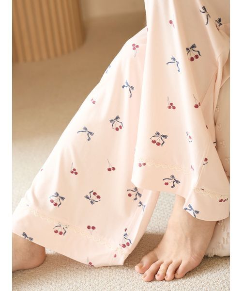 セール】【接触冷感】チェリーシリーズロングパンツ（ルームウェア