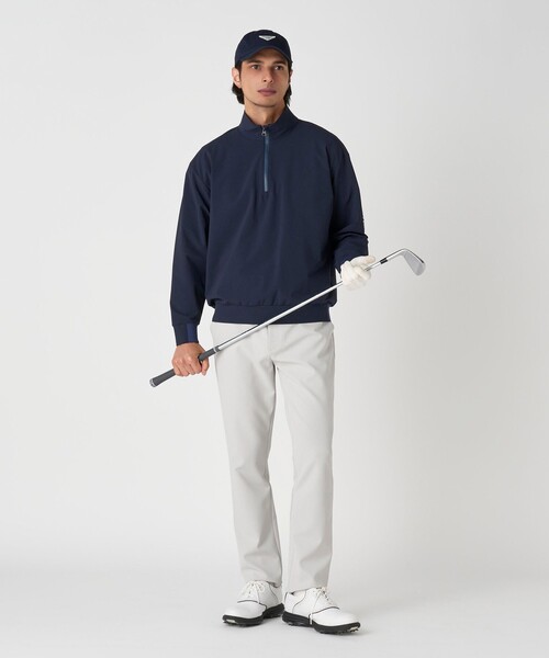 美品　UNITED ARROWS GOLF レディース　ゴルフ　スラックス ユナイテッドアローズゴルフ スラックス レディース ネイビー S サイズ