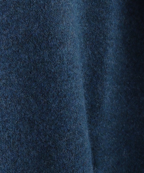WESTSEA（ウエストシー）の「ウール混 天竺編み ショート丈 クルーネックニット（ニット/セーター・メンズ・ホワイト/ブラック/グレー/ブルー・M/L）」の20枚目の写真