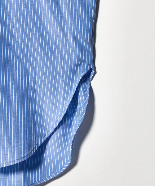 MARW UNITED ARROWS（マルゥ ユナイテッドアローズ）の「＜MARW UNITED ARROWS＞ストライプ スタンドカラー シャツ（シャツ/ブラウス・レディース・ホワイト/コバルトブルー・FREE）」の16枚目の写真