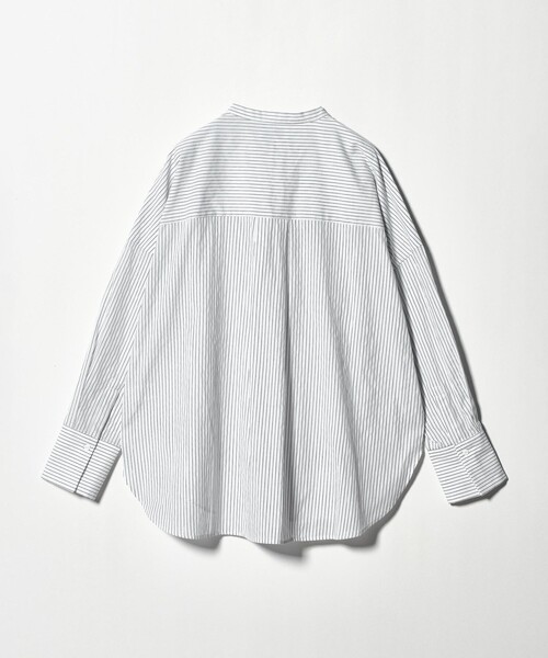 MARW UNITED ARROWS（マルゥ ユナイテッドアローズ）の「＜MARW UNITED ARROWS＞ストライプ スタンドカラー シャツ（シャツ/ブラウス・レディース・ホワイト/コバルトブルー・FREE）」の19枚目の写真